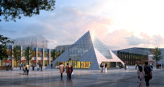 普兰店金字塔网架